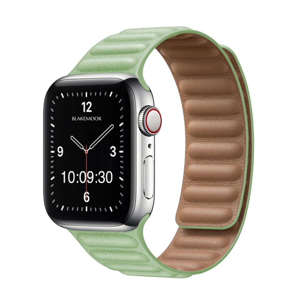 Magnetic Loop Green Apple Watch Strap Ultra 49mm