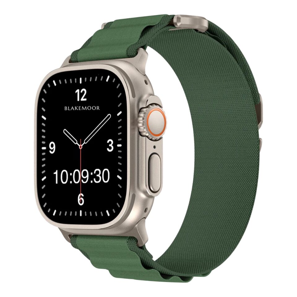 Alpine Loop Green Apple Watch Strap