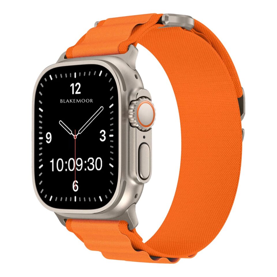 Alpine Loop Orange Apple Watch Strap